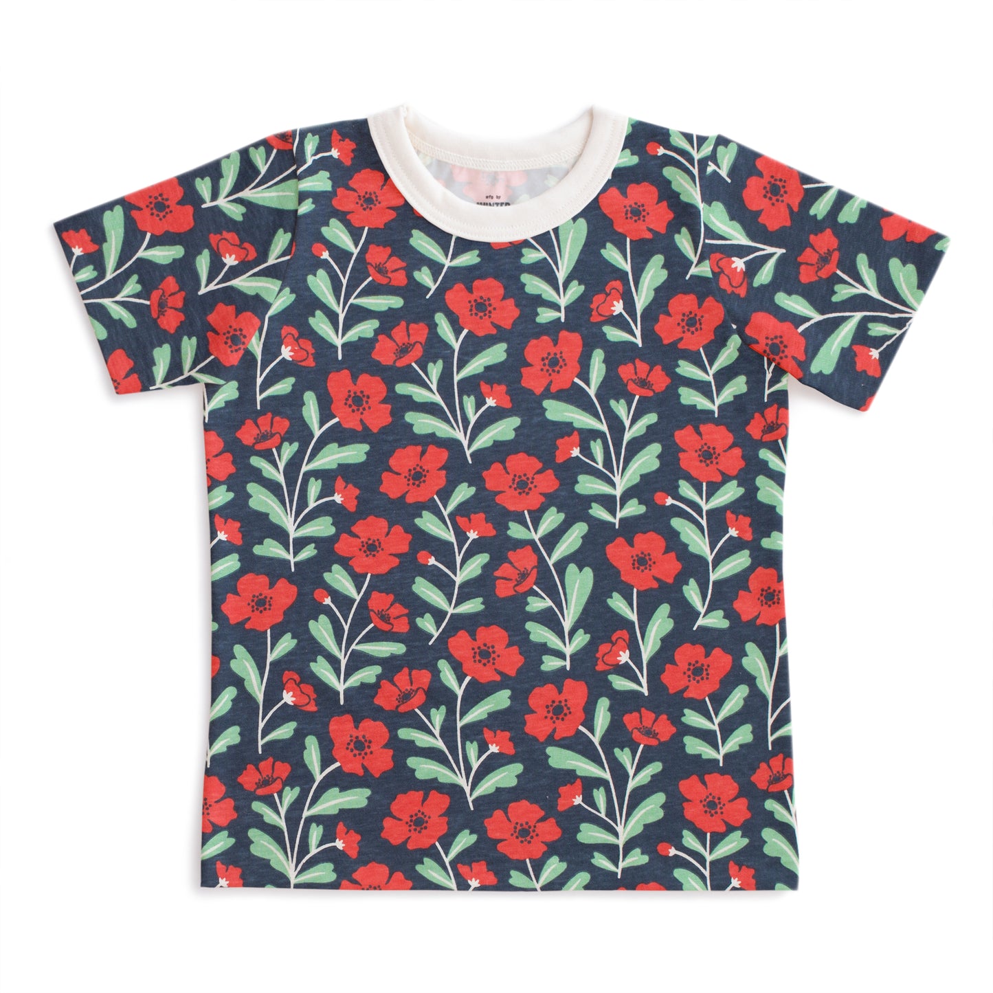 Short-Sleeve Tee - Poppies Navy