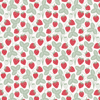 Iris Baby Tunic - Strawberries Red & Green