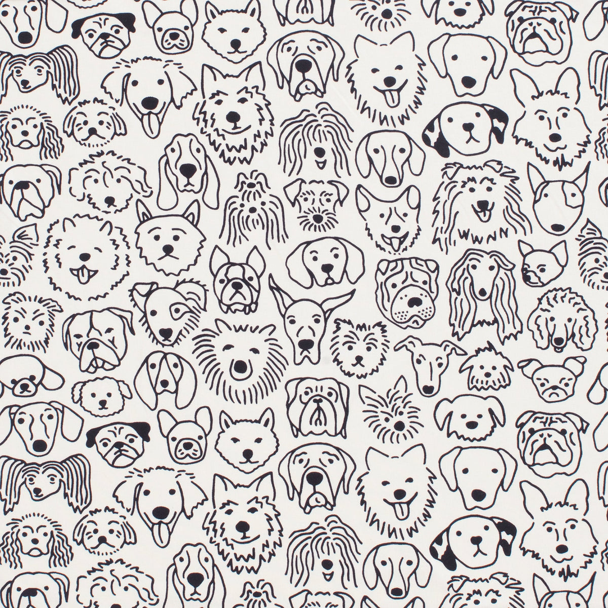 Iris Baby Tunic - Dogs Black