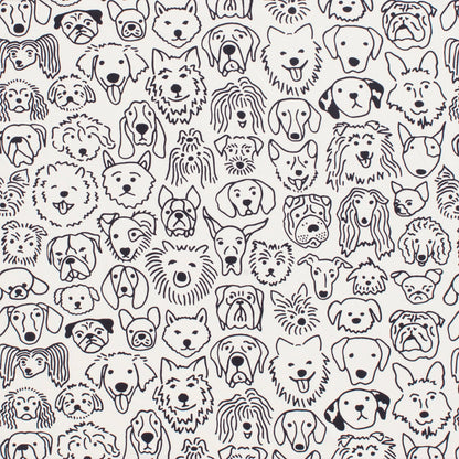 Iris Baby Tunic - Dogs Black