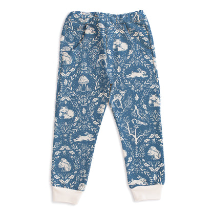 Sweatpants - Animal Tapestry Blue
