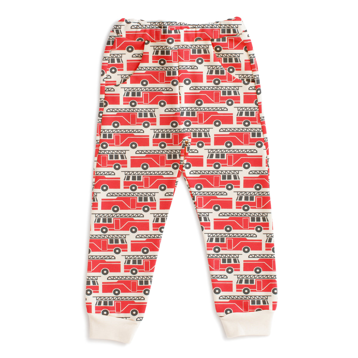 Sweatpants - Firetrucks Red