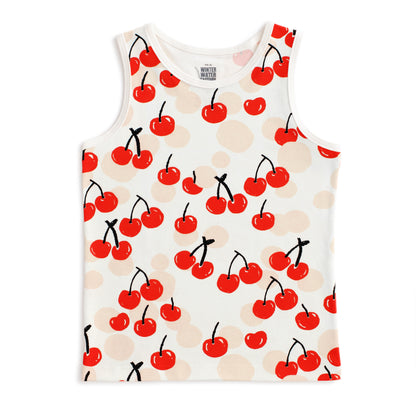 Tank Top - Cherries Red