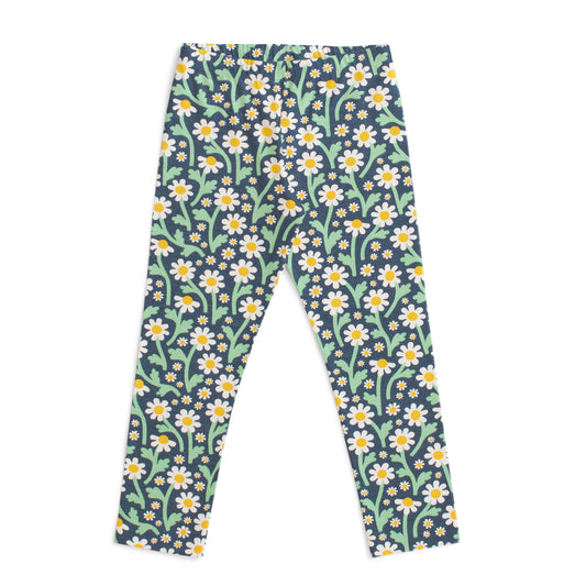 Leggings - Bold Daisies Navy