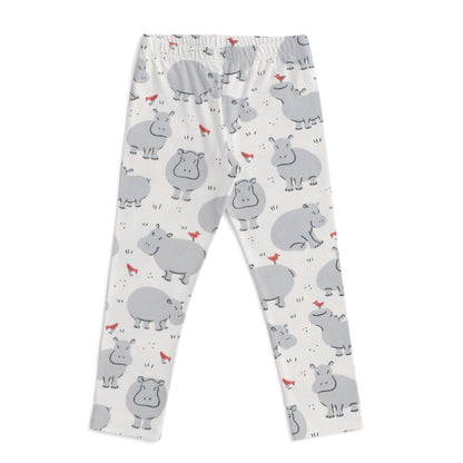 Leggings - Hippos Grey