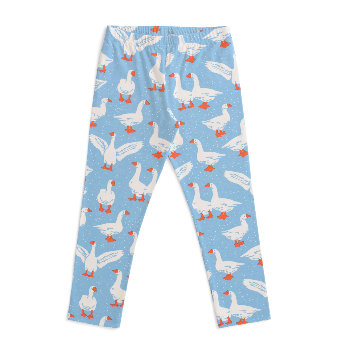 Leggings - Silly Geese Blue