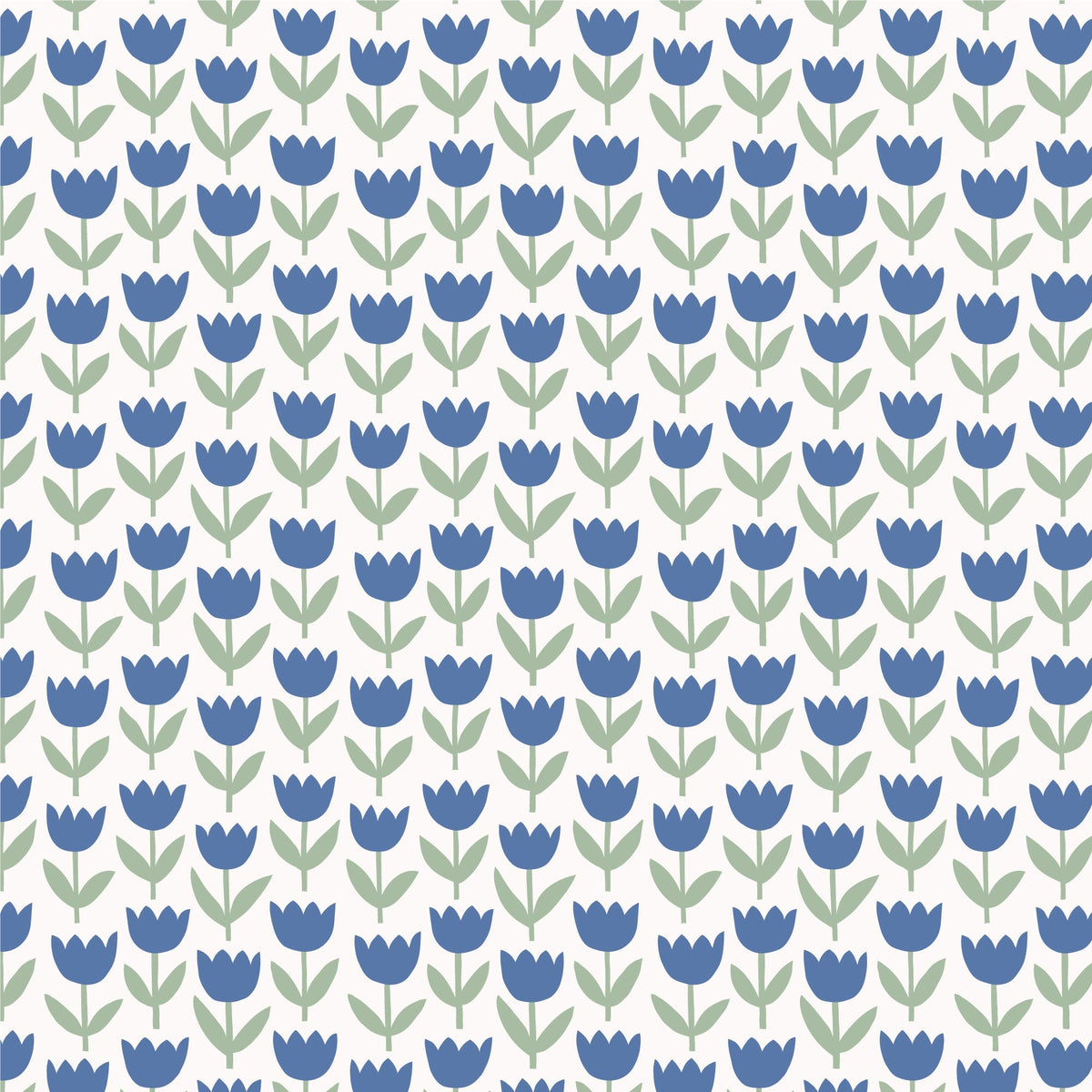 Baby Tank Top - Tulips Blue