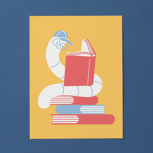 Wall Art - Bookworm