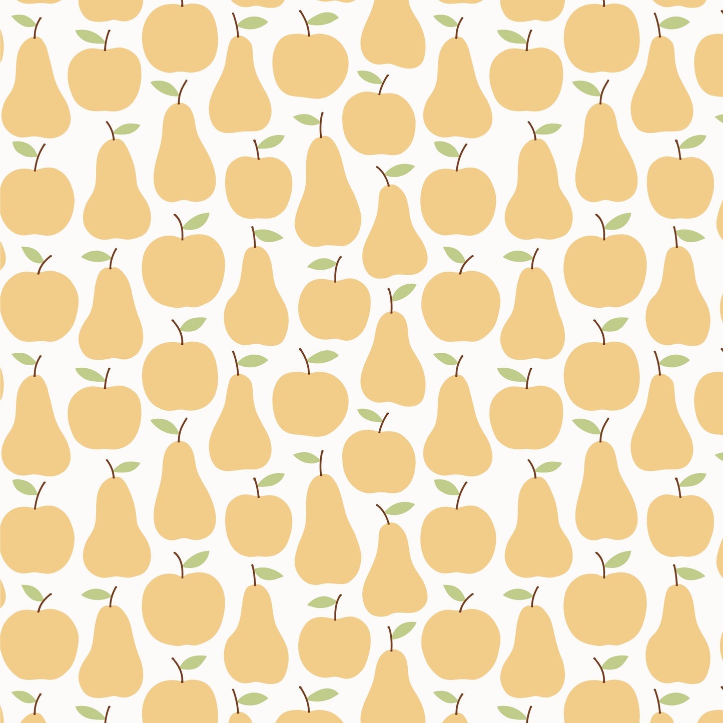 Short-Sleeve Lap Tee - Apples & Pears Yellow