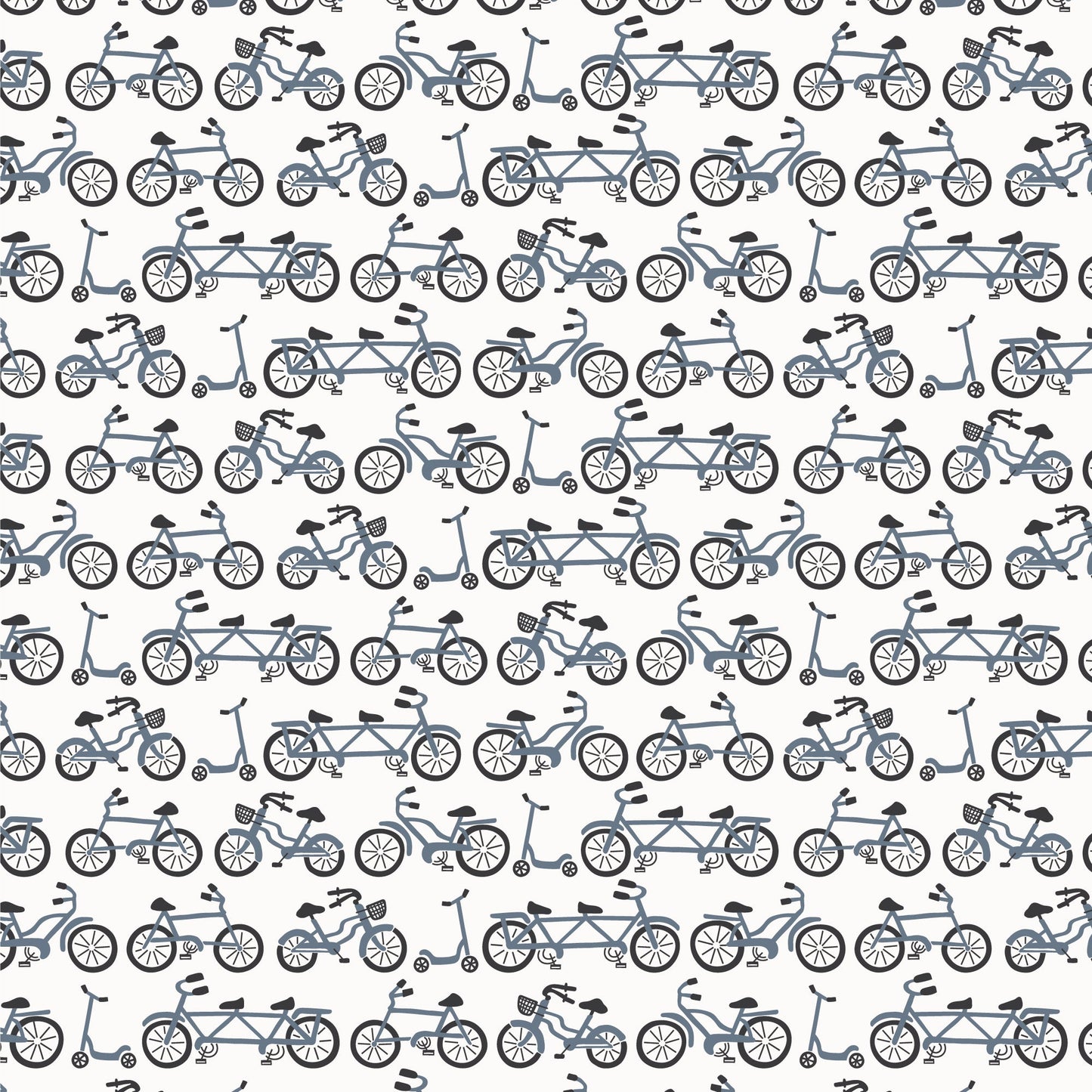 Short-Sleeve Lap Tee - Bikes Slate Blue