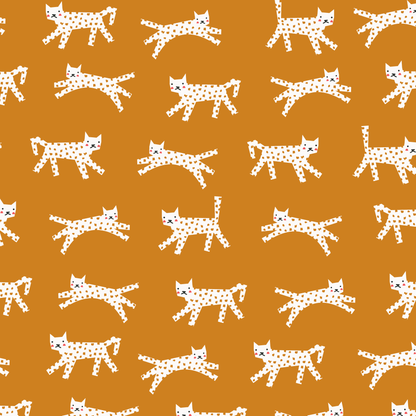 Long-Sleeve Lap Tee - Cats Gold