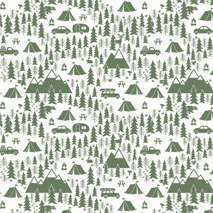Long-Sleeve Lap Tee - Campground Forest Green