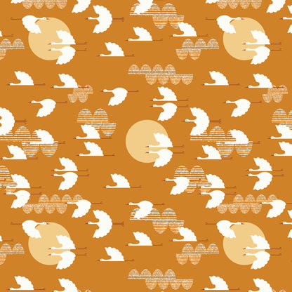 Long-Sleeve Lap Tee - Cranes Gold