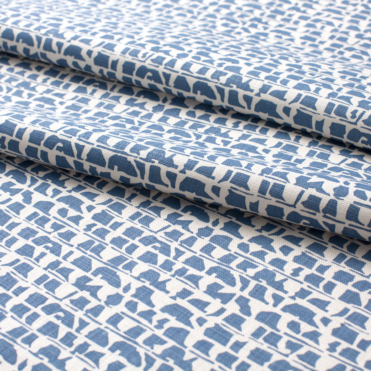 Belgian Linen - Corrugated Blue