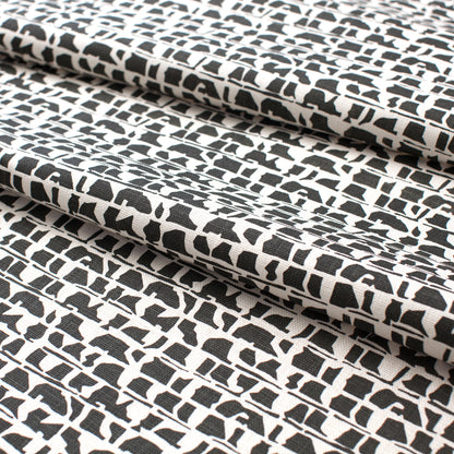 Belgian Linen Pillow Case - Corrugated Charcoal