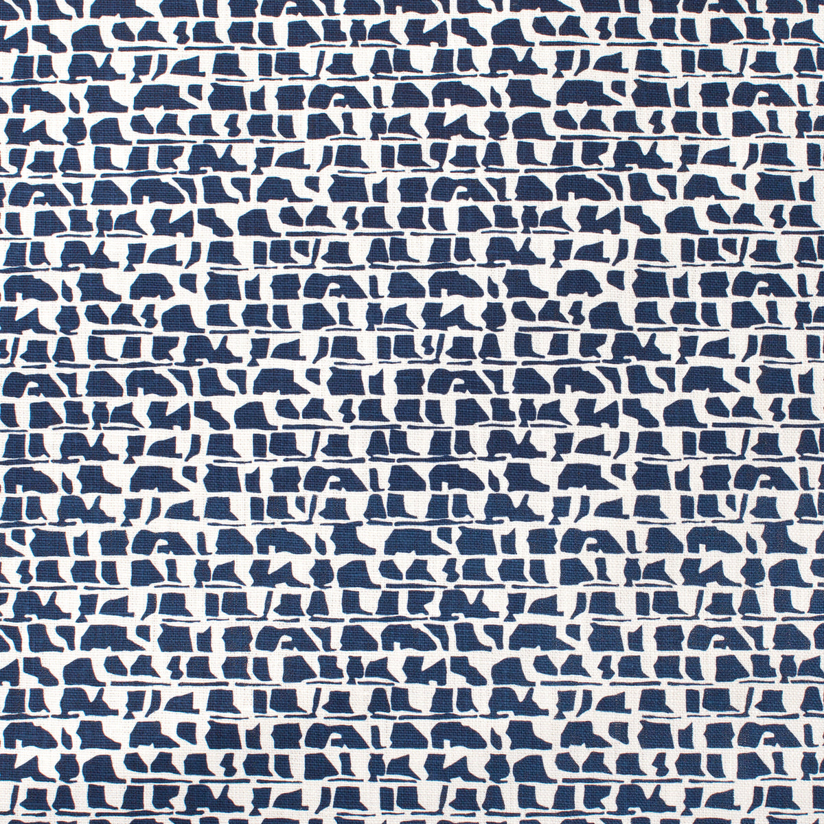 Belgian Linen Pillow Case - Corrugated Navy