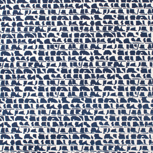Belgian Linen - Corrugated Navy