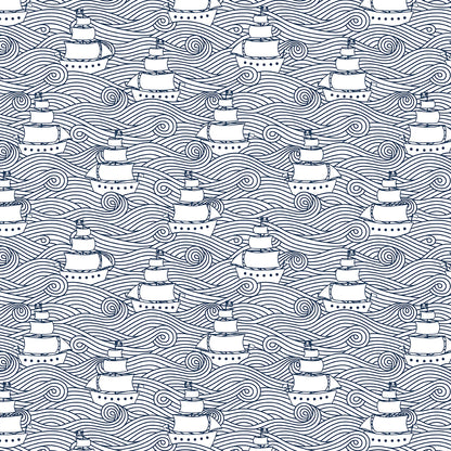 Long-Sleeve Lap Tee - High Seas Navy