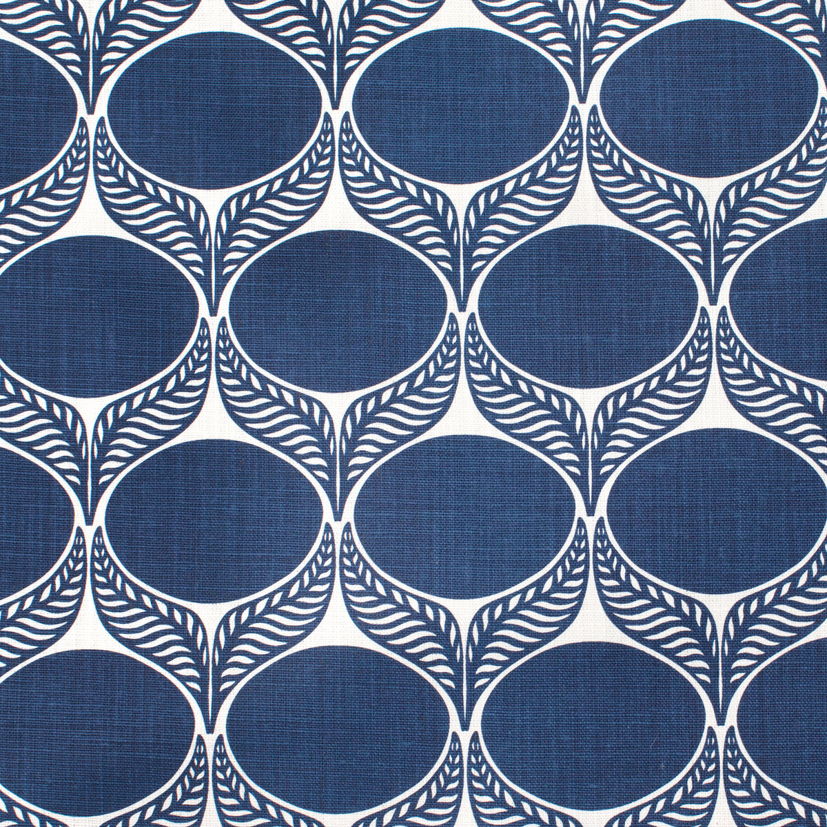 Belgian Linen - June Leaf Navy