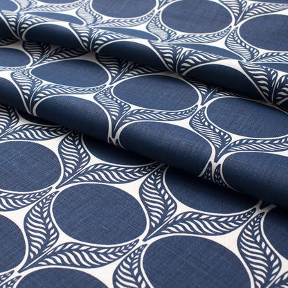 Belgian Linen - June Leaf Navy