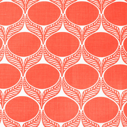 Belgian Linen Pillow Case - June Leaf Coral