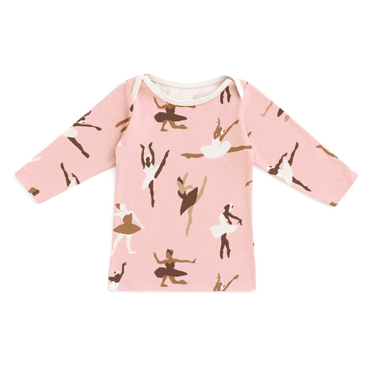 Long-Sleeve Lap Tee - Ballet Pink
