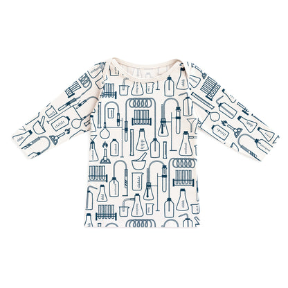 Long-Sleeve Lap Tee - Chemistry Navy
