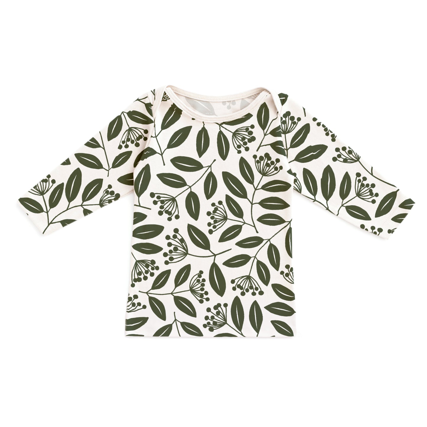 Long-Sleeve Lap Tee - Elderberries Dark Green