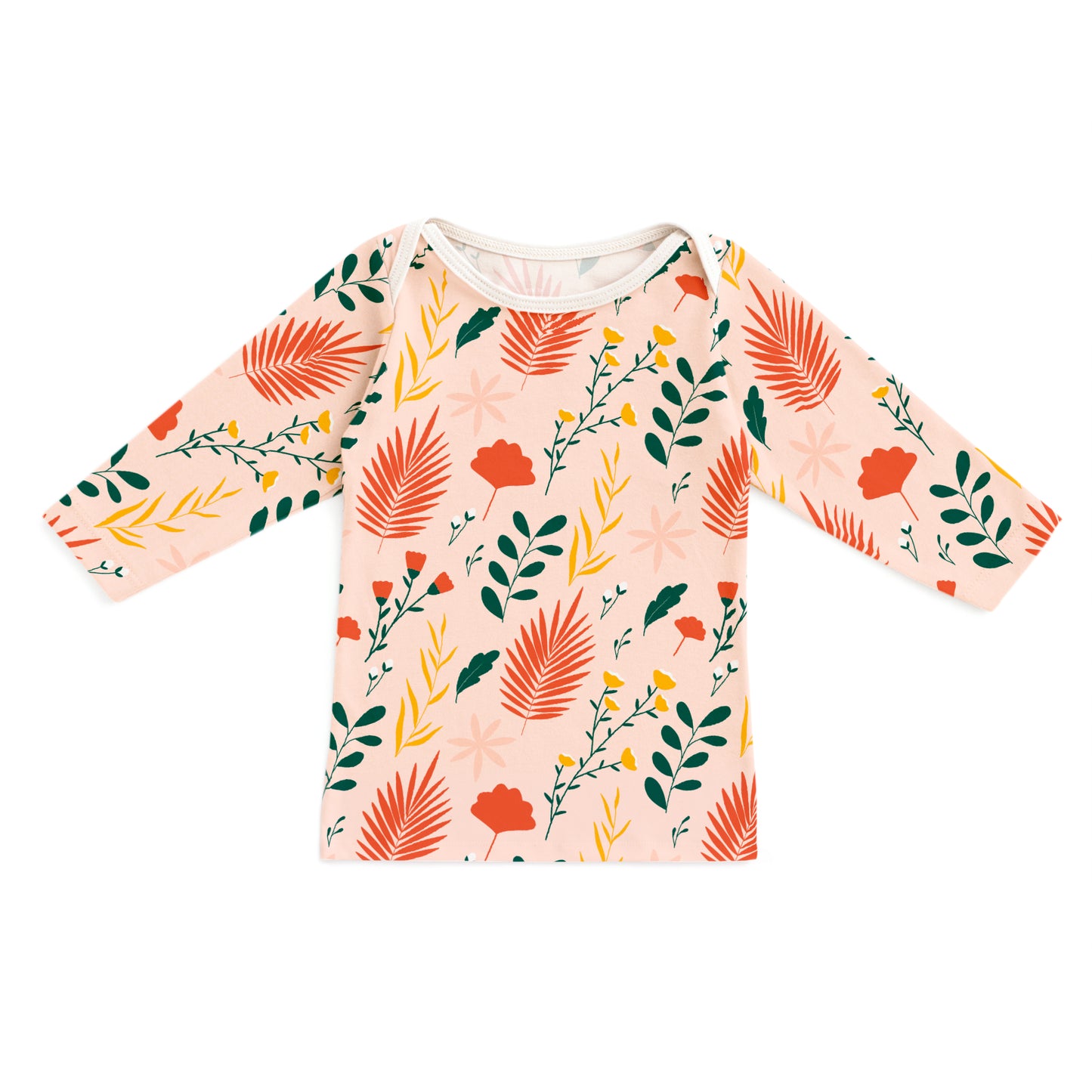 Long-Sleeve Lap Tee - Secret Garden Blush