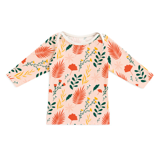 Long-Sleeve Lap Tee - Secret Garden Blush