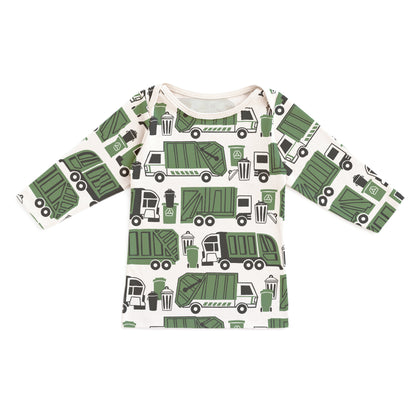 Long-Sleeve Lap Tee - Garbage & Recycling Green