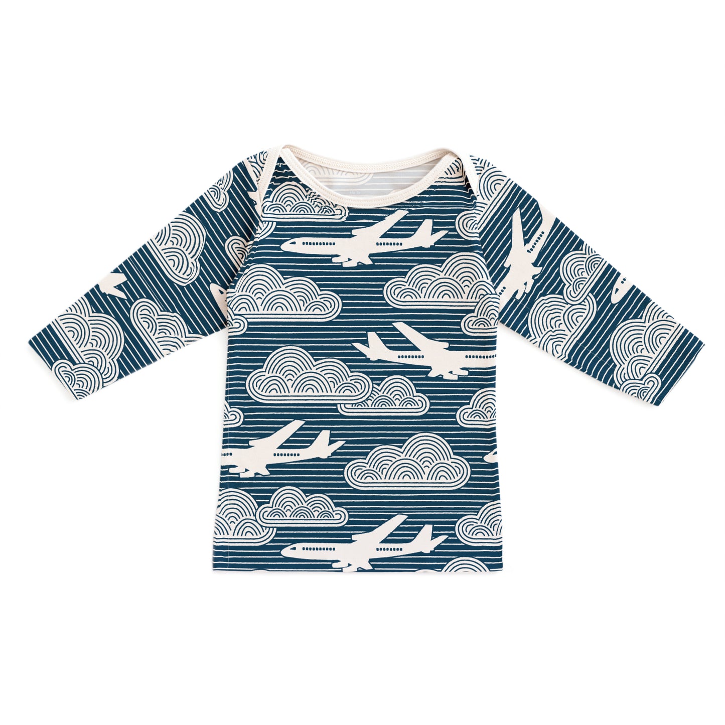 Long-Sleeve Lap Tee - In The Clouds Navy