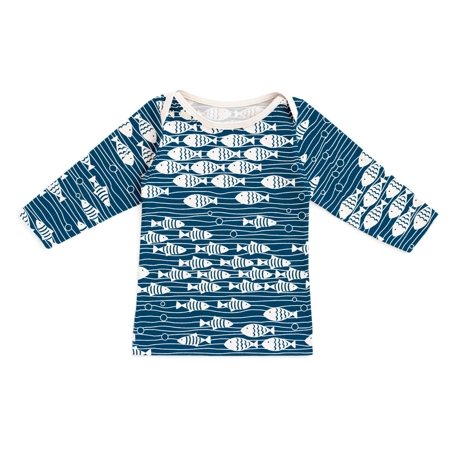 Long-Sleeve Lap Tee - Under the Sea Navy