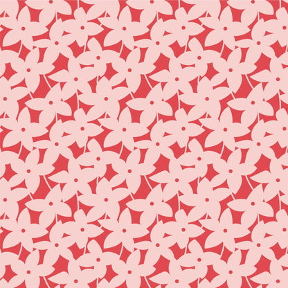 Short-Sleeve Lap Tee - Pinwheel Flowers Pink