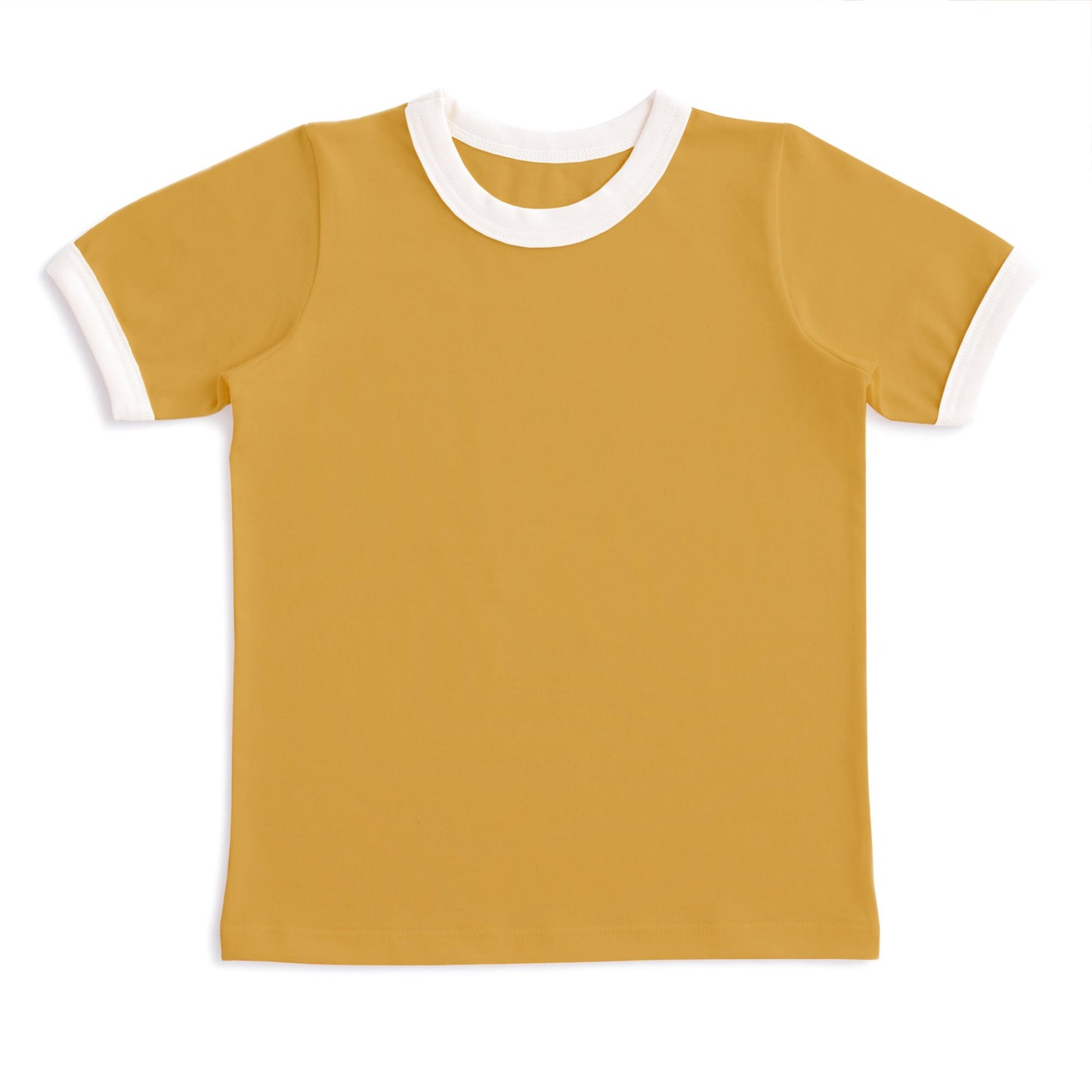 Ringer Tee - Solid Ochre