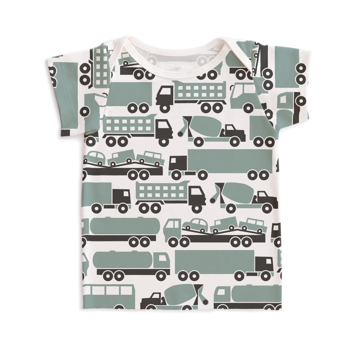 Short-Sleeve Lap Tee - Big Rigs Surf Blue