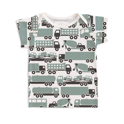 Short-Sleeve Lap Tee - Big Rigs Surf Blue