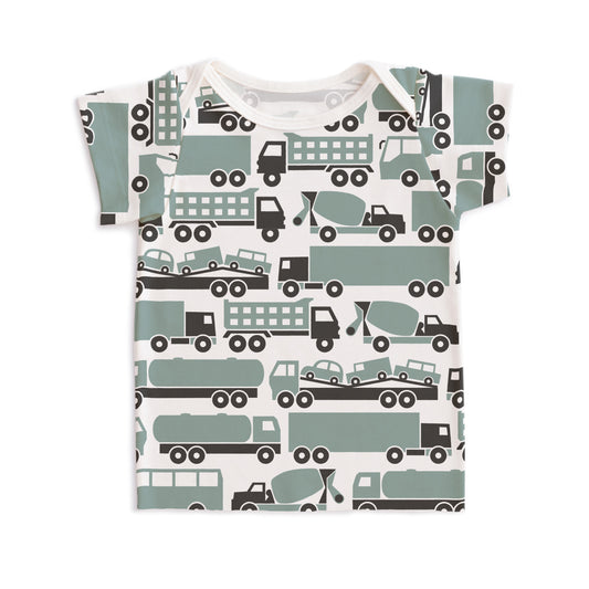 Short-Sleeve Lap Tee - Big Rigs Surf Blue