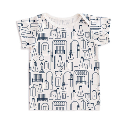 Short-Sleeve Lap Tee - Chemistry Navy