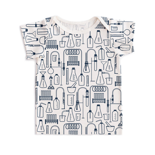 Short-Sleeve Lap Tee - Chemistry Navy