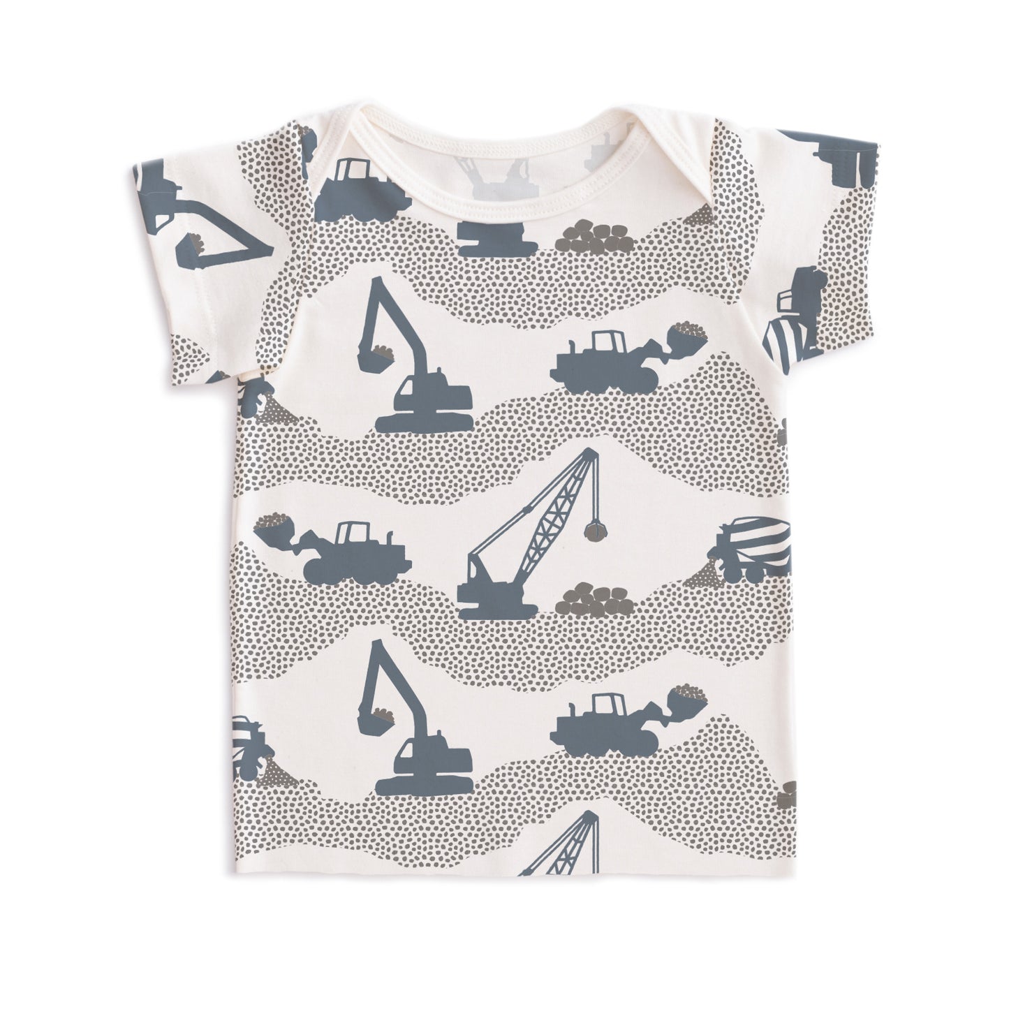 Short-Sleeve Lap Tee - Construction Slate Blue & Grey