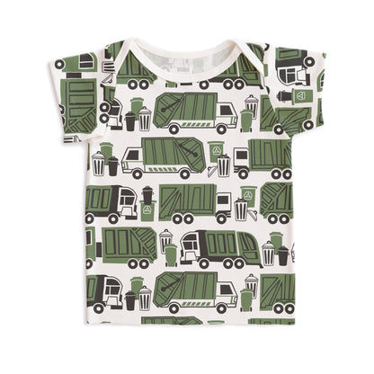 Short-Sleeve Lap Tee - Garbage & Recycling Green