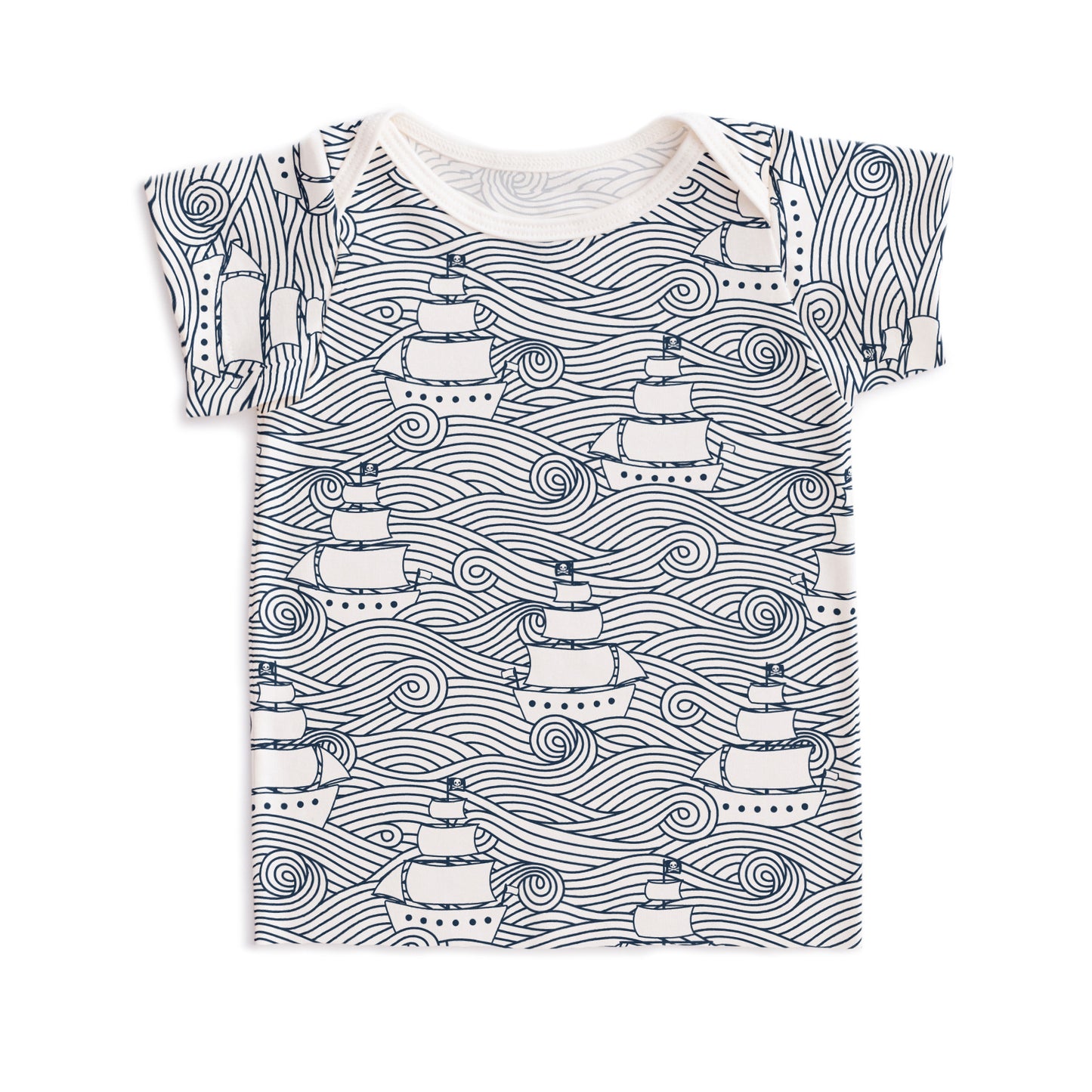 Short-Sleeve Lap Tee - High Seas Navy