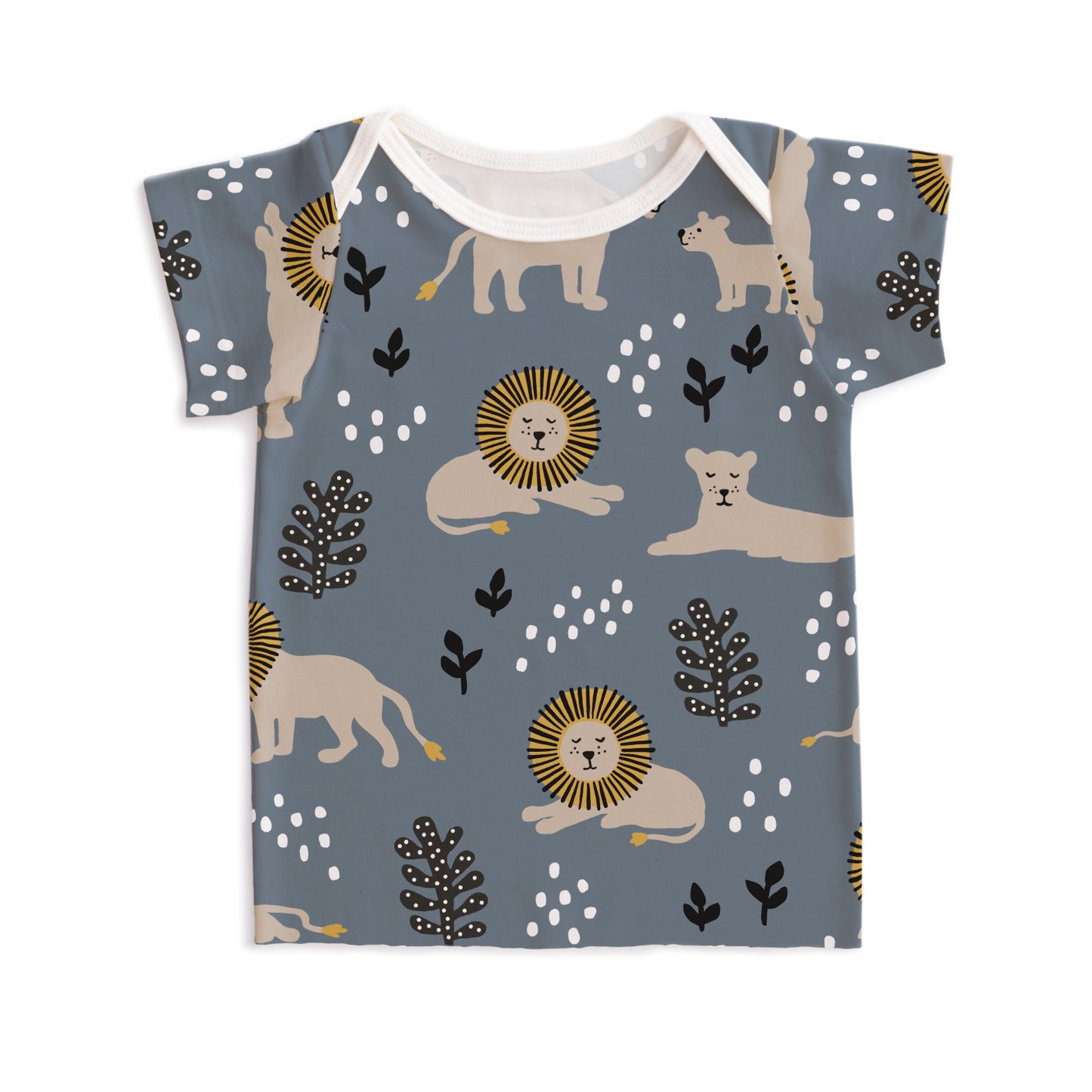 Short-Sleeve Lap Tee - Lions Slate Blue