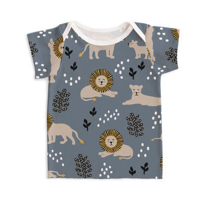 Short-Sleeve Lap Tee - Lions Slate Blue
