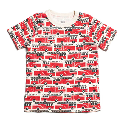 Short-Sleeve Tee - Firetrucks Red