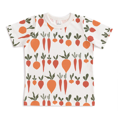 Short-Sleeve Tee - Root Vegetables Natural