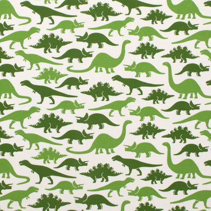 Long-Sleeve Tee - Dinosaurs Green