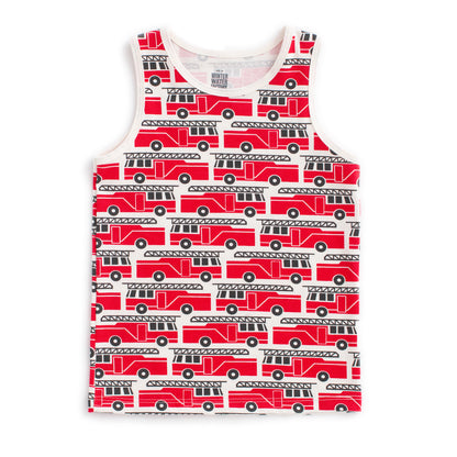 Tank Top - Firetrucks Red
