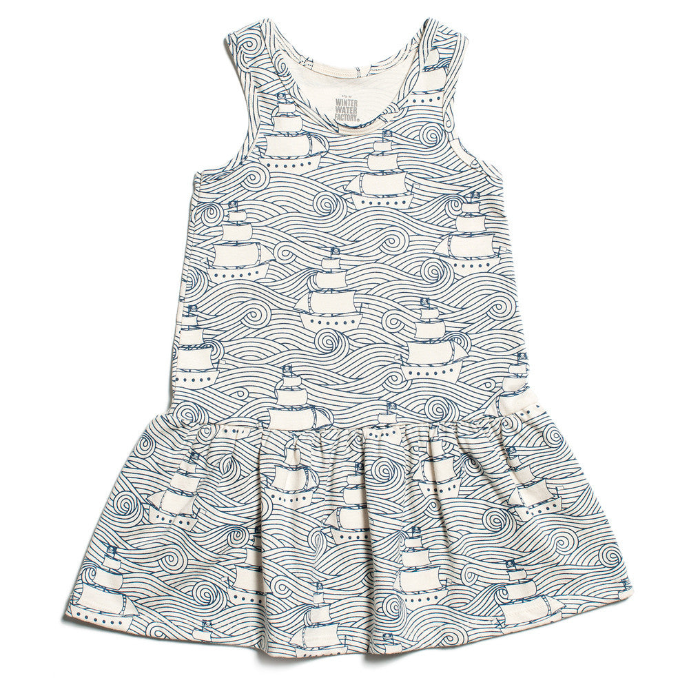 Valencia Dress - High Seas Navy